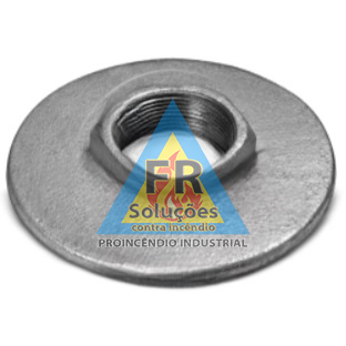 Flange Sextavada Galvanizado 4 polegadas