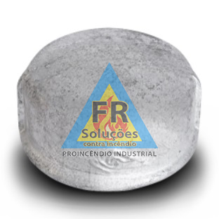 TAMPÃO FÊMEA (CAP) GALVANIZADA 4 POLEGADAS