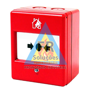 Acionador de alarme manual à prova de tempo