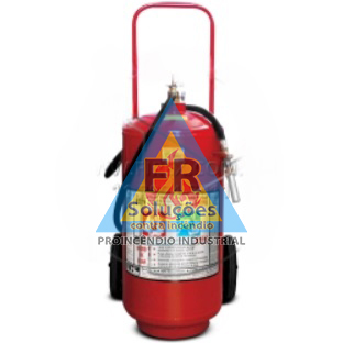 Extintor sobre rodas de pó químico seco bc 50 kg