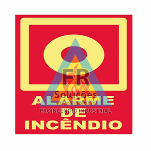 Placa Comando Manual de Alarme de Incêndio - E2