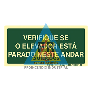 Rota De Fuga Verifique Se O Elevador Está Parado Neste Andar - S22